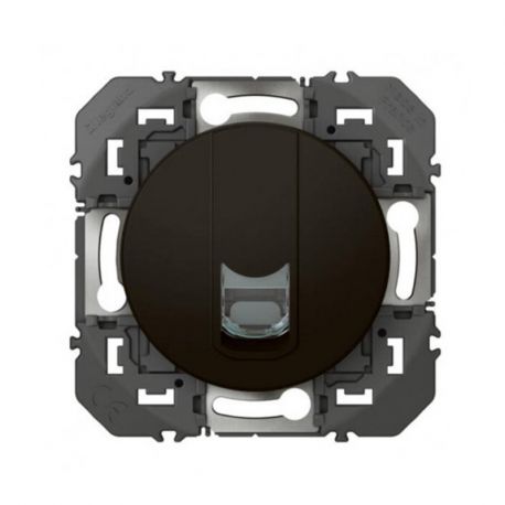 Prise blindée RJ45 Cat.6 STP Dooxie Legrand - Noir mat