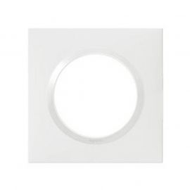 Lot de 100 plaques carrées Dooxie - 1 poste- Blanc