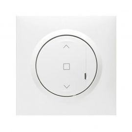 Commande sans fil pour interrupteur de volet roulant connectée - Dooxie with Netatmo - Blanc