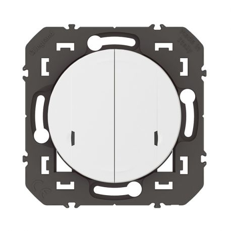 Commande double sans fil Dooxie with Netatmo Legrand - 2 commandes - A pile - Blanc - Sans plaque