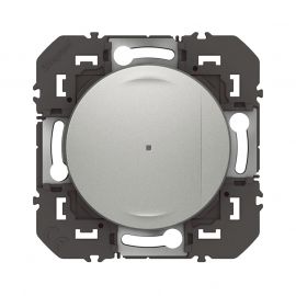 Interrupteur option variateur filaire connecté - Dooxie with Netatmo Legrand - 150W LED - Alu - Sans plaque