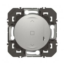 Interrupteur pour volet roulant connecté Dooxie with Netatmo Legrand - Aluminium - sans plaque