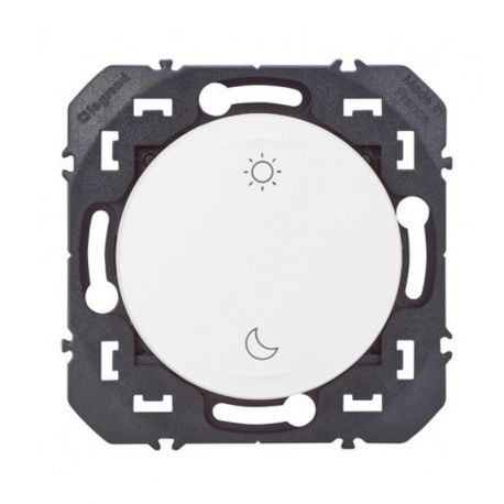 Commande sans fil sans pile Lever/Coucher Legrand - Self-e Dooxie with Netatmo - Enjoliveur blanc