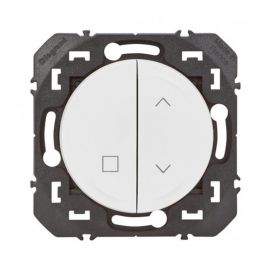 Commande sans fil sans pile pour volets roulants connectés Legrand - Self-e Dooxie with Netatmo - Blanc