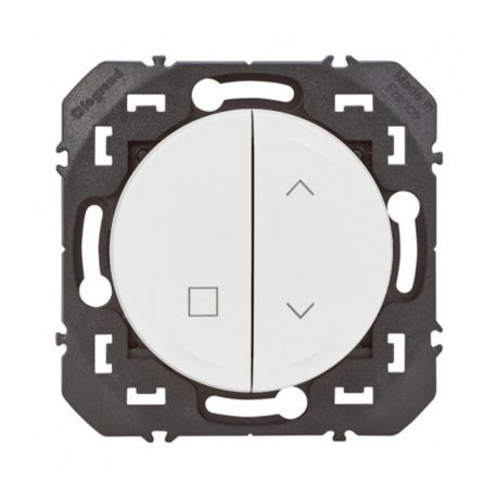 Commande sans fil sans pile pour volets roulants connectés Legrand - Self-e Dooxie with Netatmo - Blanc
