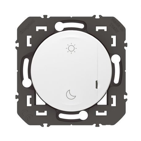 Commande sans fil pour installation connectée - Dooxie with Netatmo Legrand - Lever/Coucher - Blanc - Sans plaque