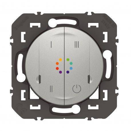 Commande sans fils Dooxie with Netatmo Legrand - Alu - Pour éclairage d'ambiance couleurs connecté