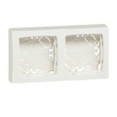 Legrand 080276 - Cadre Saillie Mosaic 2x6 modules Blanc