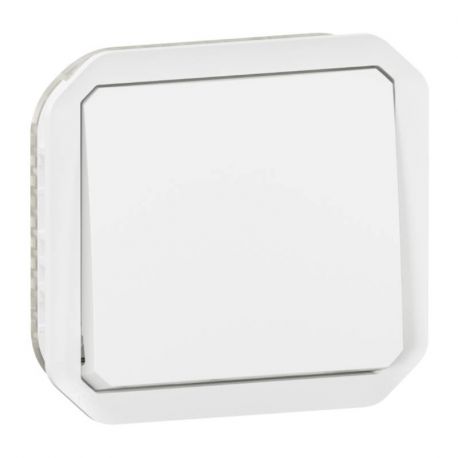Va et vient Plexo Legrand - IP55 - Composable saillie ou encastré - Blanc