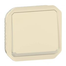 Poussoir NO-NF avec voyant lumineux Plexo Legrand - 10A - IP55 - A composer - Beige