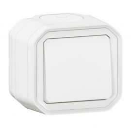 Va-et-vient étanche Plexo Legrand - 10AX - IP55 - Complet - En saillie - Blanc