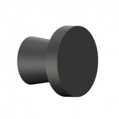 Patères simples JVD - Noir mat - Lot de 10