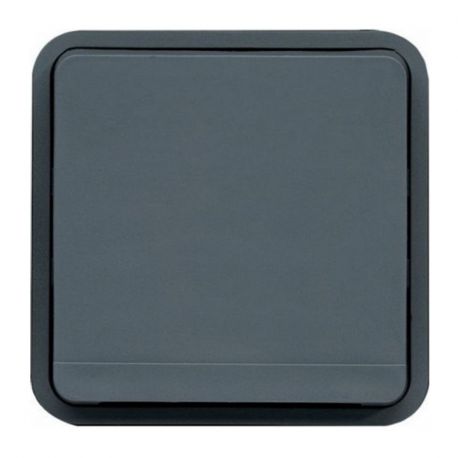 Bouton poussoir inverseur Cubyko 1o/1f - composable - IP55 - gris