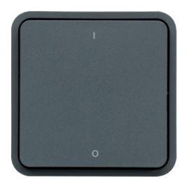 Interrupteur bipolaire Cubyko - composable - IP55 - gris