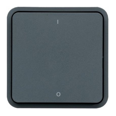 Interrupteur bipolaire Cubyko - composable - IP55 - gris