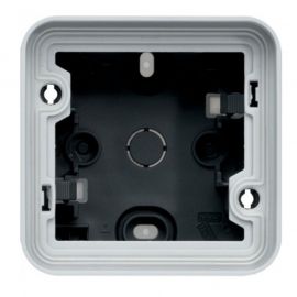 Boîte saillie simple vide Cubyko - composable - IP55 - gris