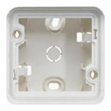 Boîte saillie simple vide Cubyko - composable - IP55 - blanc