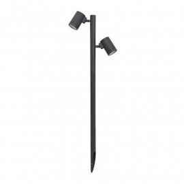 Spot sur piquet Gunzy 2P Indigo - Extérieur - 2x8W - 3000K - IP66