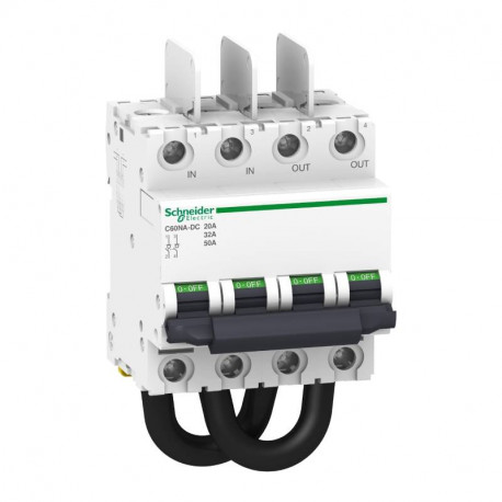 Interrupteur-sectionneur photovoltaïque C60 NA-DC Schneider Electric - 1000 VDC - 50A - 2P