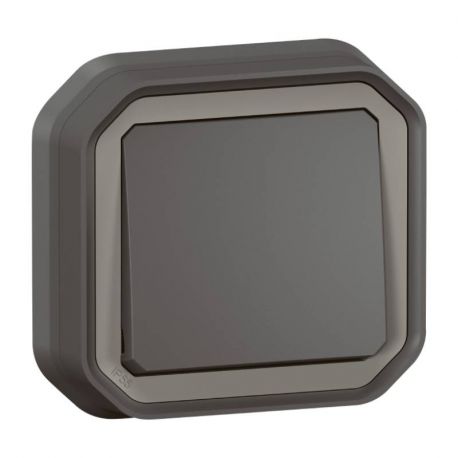 Va-et-vient étanche Plexo Legrand - 10AX - IP55 - Complet - Encastré - Anthracite
