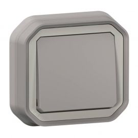 Va-et-vient étanche Plexo Legrand - 10AX - IP55 - Complet - Encastré - Gris