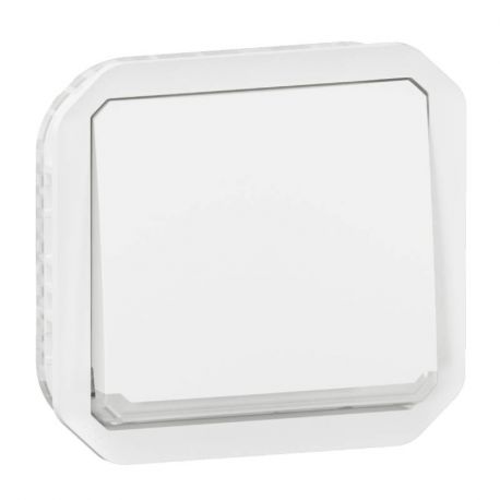 Va-et-vient avec voyant témoin Plexo Legrand - 10AX - IP55 - A composer - Etanche -Blanc