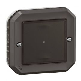 Interrupteur étanche option variateur Plexo with Netatmo Legrand - 150W LED - Avec neutre - Anthracite - Complet