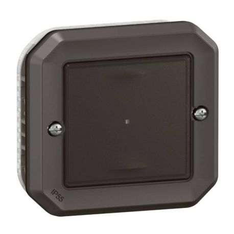 Interrupteur étanche option variateur Plexo with Netatmo Legrand - 150W LED - Avec neutre - Anthracite - Complet