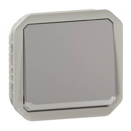 Va-et-vient avec voyant lumineux Plexo Legrand - 10AX - IP55 - A composer - Etanche - Gris