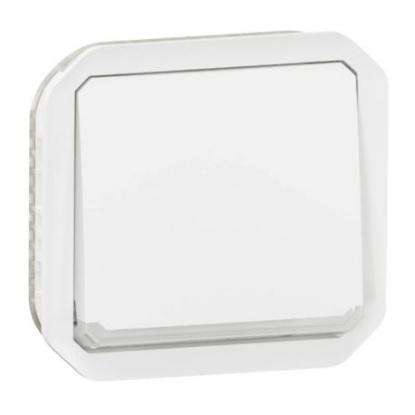 Va-et-vient avec voyant lumineux Plexo Legrand - 10AX - IP55 - A composer - Etanche - Blanc
