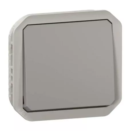 Permutateur étanche Plexo Legrand - 10AX - IP55 - A composer - Gris