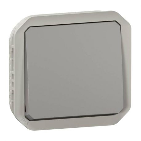 Permutateur étanche Plexo Legrand - 10AX - IP55 - A composer - Gris