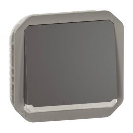 Va-et-vient avec voyant lumineux Plexo Legrand - 10AX - IP55 - A composer - Etanche - Anthracite