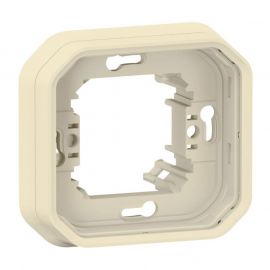 Support de plaque étanche Plexo Legrand - Pour montage encastré - 1 poste - Beige
