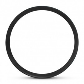 Collerette ronde Ø280 x 50 mm pour plafonnier Clipso Miidex - Noir