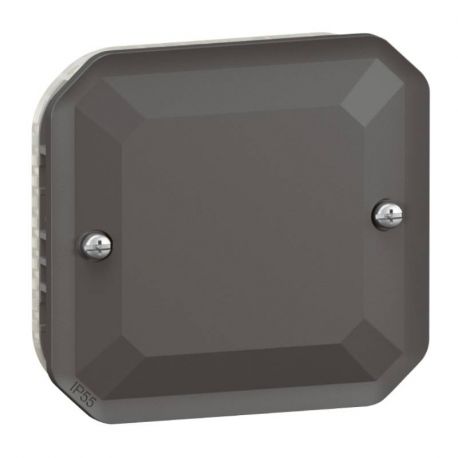 Enjoliveur obturateur étanche Plexo Legrand - IP55 - Anthracite