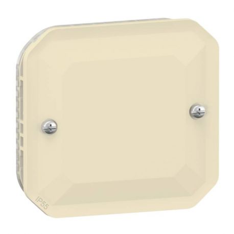 Lot de 5 enjoliveurs obturateurs étanches Plexo Legrand - IP55 - Beige