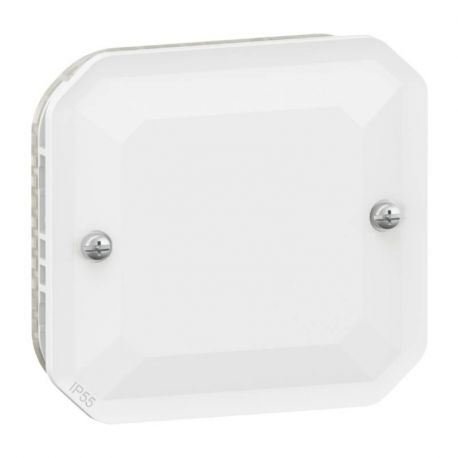 Enjoliveur obturateur étanche Plexo Legrand - IP55 - Blanc