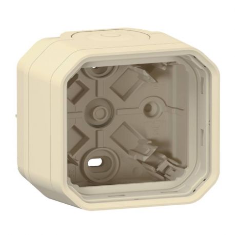 Boîtier étanche Plexo Legrand - Pour montage saillie - 1 poste - Beige