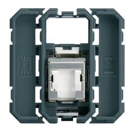 Prise RJ45 Hager Gallery - Cat.6 STP - Grade 3TV - Composable