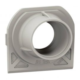 Embout presse étoupe 1 entrée Plexo Legrand - Pour boîtier saillie étanche - Filetage PG16 - Gris