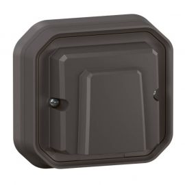 Sortie de câble étanche avec bornier 20A Plexo Legrand - Encastrée - Complète - Anthracite