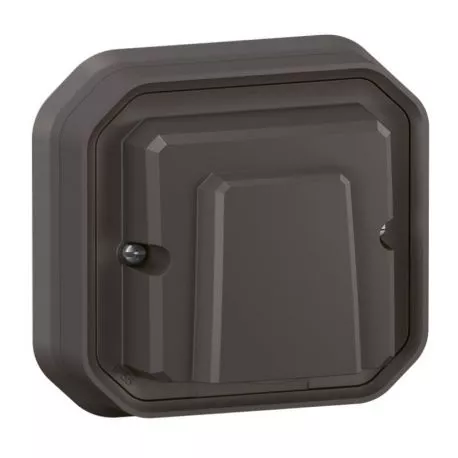 Sortie de câble étanche avec bornier 20A Plexo Legrand - Encastrée - Complète - Anthracite