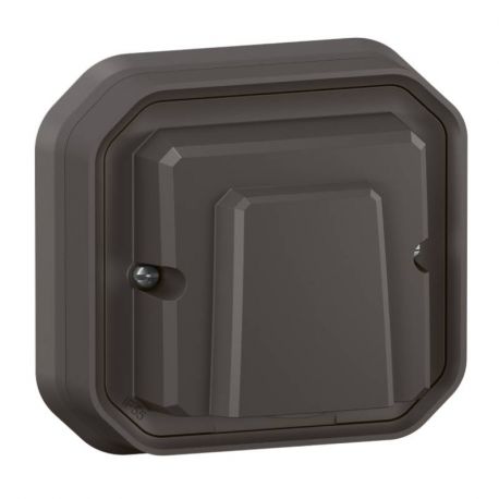 Sortie de câble étanche avec bornier 20A Plexo Legrand - Encastrée - Complète - Anthracite
