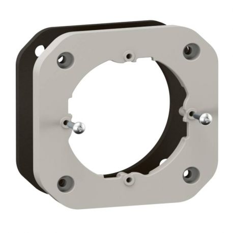 Accessoire de fixation sur paroi mince Plexo Legrand - 1 poste - Gris