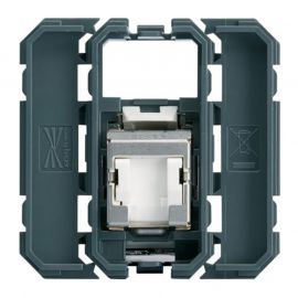 Prise RJ45 Hager Gallery - Cat.6 STP - Grade 2TV - Composable
