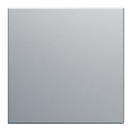 Obturateur Hager Gallery - 2 modules - Avec enjoliveur titane