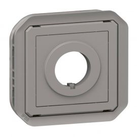 Adaptateur étanche Plexo Legrand - Pour fonction Osmoz - Bague Ø22mm - A composer - Gris