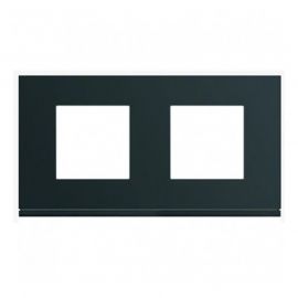 Plaque Gallery Plastique Injecté 2 Postes Horizontale 71mm Pure Wxp0012 3250617199094
