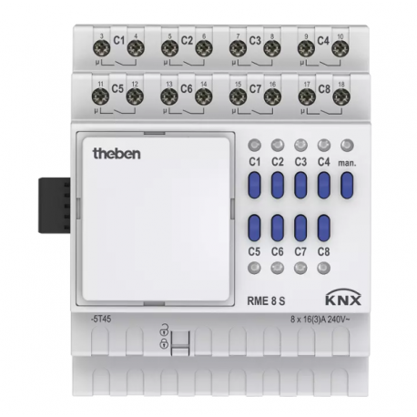 Actionneur de commutation RME 4 U KNX Theben - Module d'extension - 4 canaux